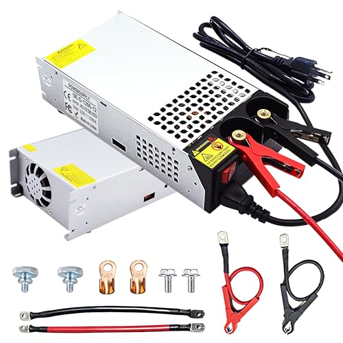 AC to DC 12V 100A 1200W Power Supply Switching Universal Regulated AC to DC Converter AC 110V 220V to DC 12V SMPS Transformer Driver Adapter for LED Strip Light, CCTV Camera, RV(DC12V-100A-1200W)