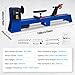 High-Speed 400W Benchtop Wood Lathe – 14