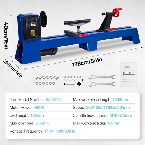 AutoSteelix 10x24 Wood Lathe