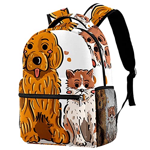 Sac à dos voyage chiots avec porte-bouteille ergonomique pour garçon