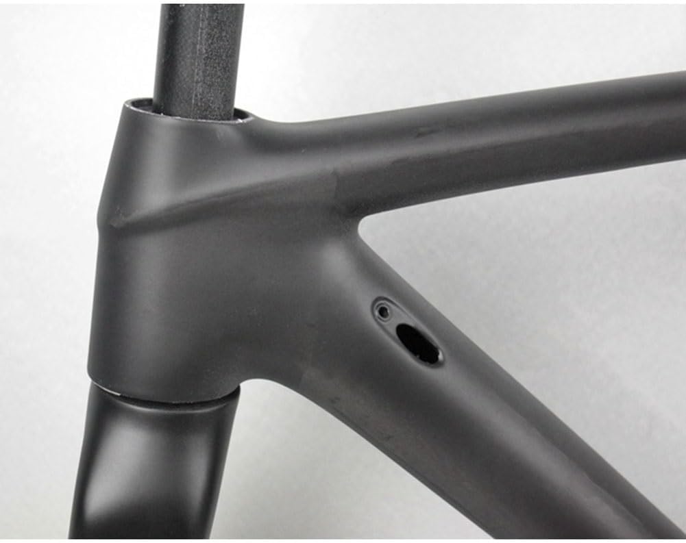 TUJISEK Road Bikes Frame Carbon Fibre 47/50/52/54/56CM Frameset with Fork V Brake QR 130MM Semi-Internal Routing Frame Ultra Light for 700C Wheel
