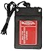 New Leather Neck Strap ID Badge Credit Card Holder Pouch Wallet Mini CrossBody