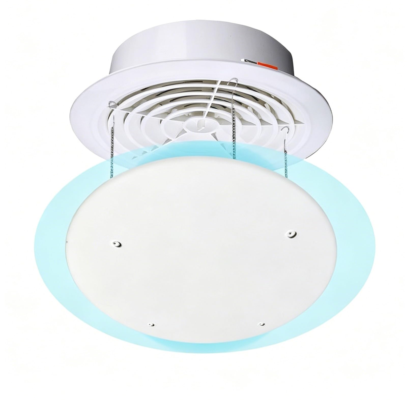 Deflettore Condizionatore Rotondo, Deflettori Aria Condizionata Regolabile per Bocchetta di Ventilazione a Soffitto, Impedisce il Flusso D'aria Diretto(45cm/18in)