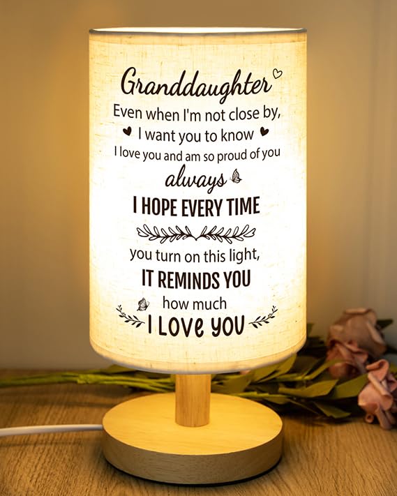 SOUHONEY Granddaughter Gifts from Grandma, Best Birthday Gifts for Granddaughter Bedside...
