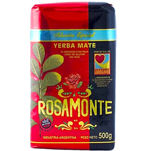 Rosamonte Yerba Mate Tè Especial 500g | Yerba Mate Argentino | Bevanda disintossicante ed energetica