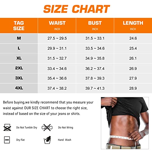 Mens Compression Shirt Slimming Body Shaper Vest To Hide Abdomen Shapewear Black #TOP5