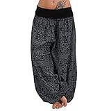 【Style】Die Pluderhose mit orientalischem Muster und dem typischen Harem Style ist ein perfekter Alltagsbegleiter. Diese lässige Hose eignet sich gut zum Chillen, zum Tanzen oder auch zum Yoga.