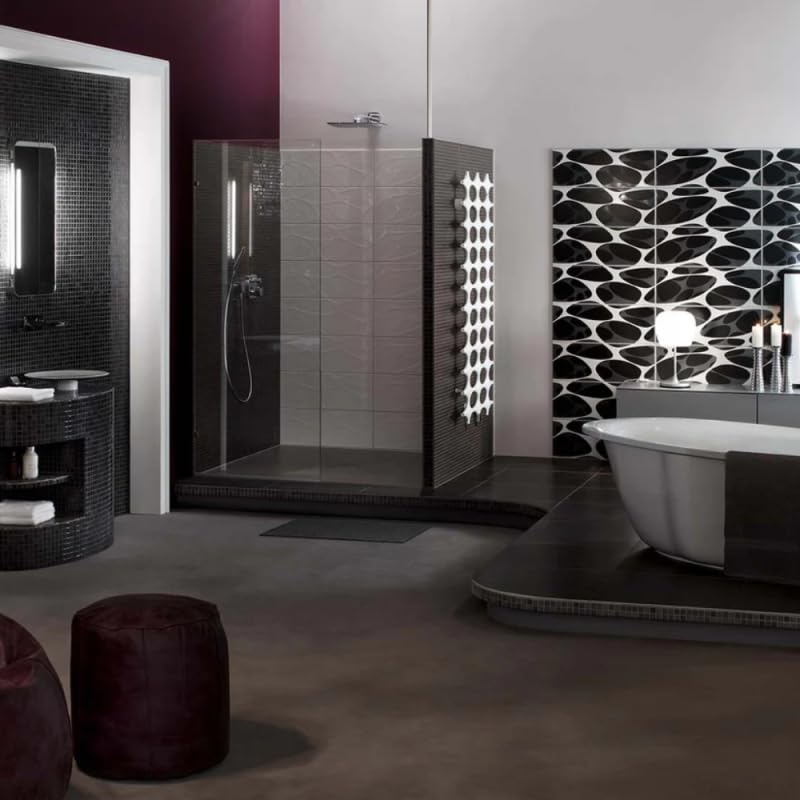 Receveur de douche à carreler 120 x 90 WEDI Fundo Primo rectangle écoulement excentré + bonde horizontale + kit d'étanchéité
