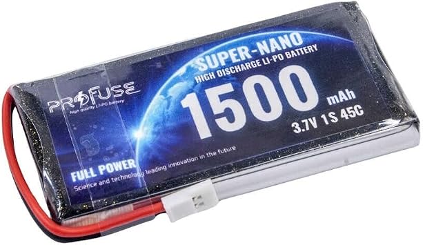 3.7 V 1S Lipo Batarya-Pil 1500 mAh 45C