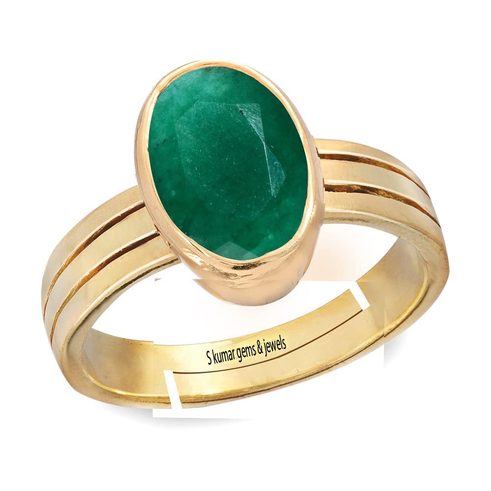 S KUMAR GEMS & JEWELS Certified 5.25 Ratti Natural Emerald (Panna) Panchdhatu Adjustable Ring for Men and Women (B01NBIH079) Amazon Price History, Amazon Price Tracker
