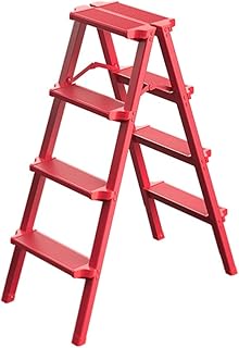 Ladder Step Ladders Foldable Step Ladder 4 Steps Ladder with Wide Pedal Folding Step Stool Lightweight Portable Aluminum Stepladders Max Load 330 Lbs Portable Step Stool