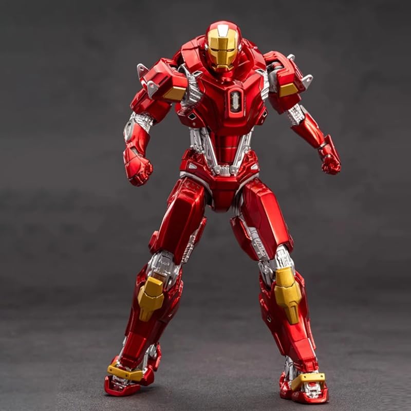 Image of ZD Box Toys Collectible Action Figure Full Box Set: Anniversary Series Non-Luminous Version 1:10 Scale 17cm Super Hero (MK - Iron Mark 35)