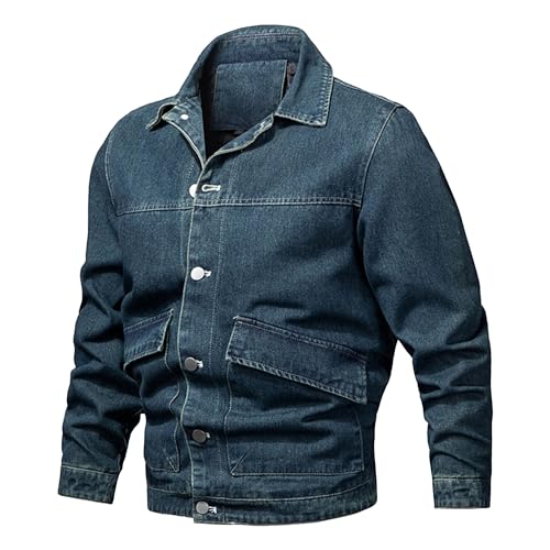 Veste en denim homme casual style vintage pour le week-end