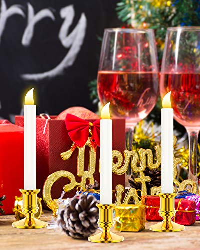 Image of RONXS LED Window Candles with Timer, Flameless Battery Operated 6pcs