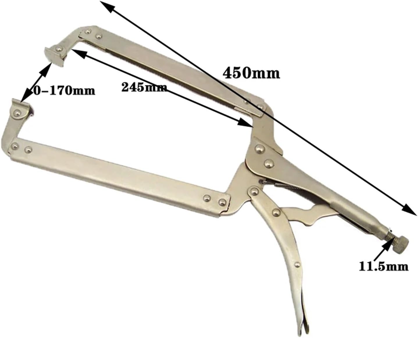 Multi-Function Locking Clamp 18" Locking Vise Grip Welding Clamp C-clamp Sheet Steel Clamp Plier Woodworking Clamps Clips