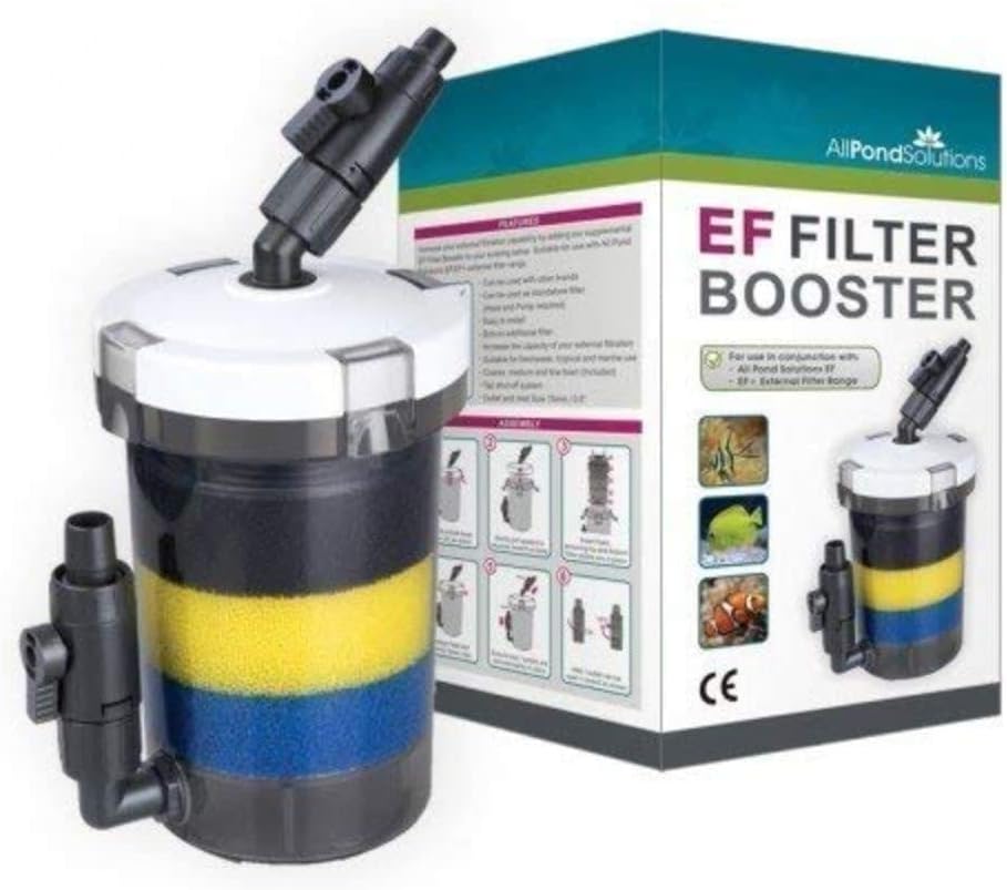 All Pond Solutions EF External Filter Booster Supplimentary Canister, 1.2 Litre