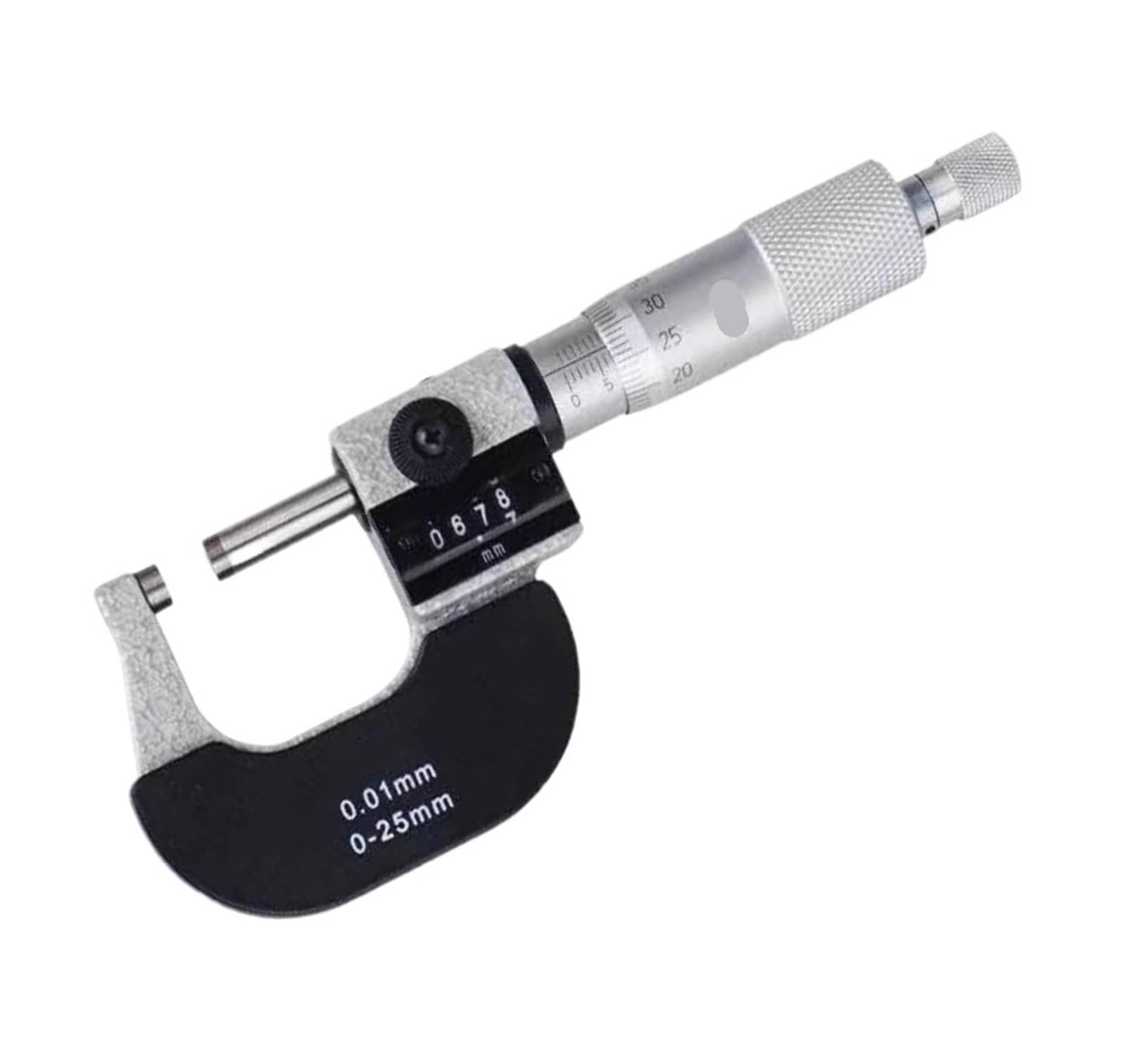 AWWVRLMM Digit Outside Micrometer with Counter0-25mm 25-50mm 50-75mm 75-100mm 0.01mm(50-75mm)