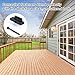 600pcs Hidden Deck Fasteners for Composite Decking, Universal Trex Decking Fastener T-Clips Tool with 2 Driving Drill Bit for Installing Composite Deck Boards Spacers