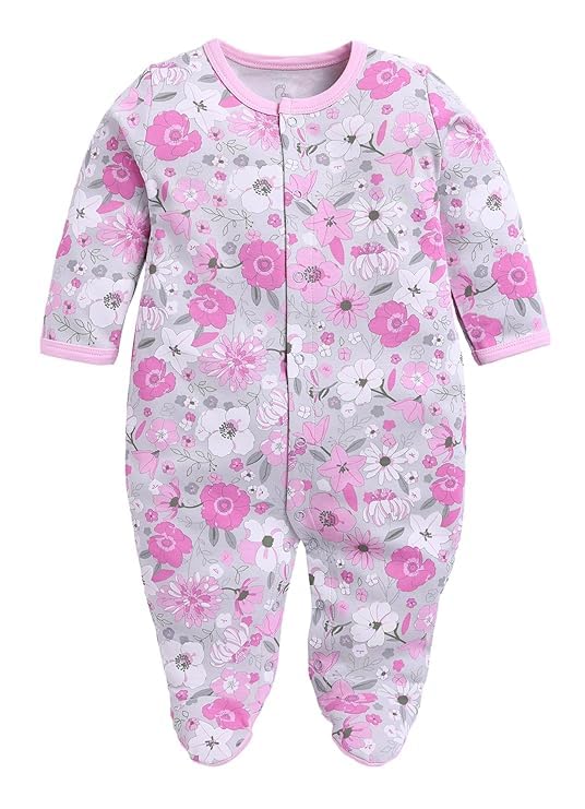 Image of BABYGO Baby Half Sleeve Rompers 100% Cotton for New Born Baby | Daily Suits for Baby Boys & Girls|0-3M| Infant Clothes| Pack of 1
