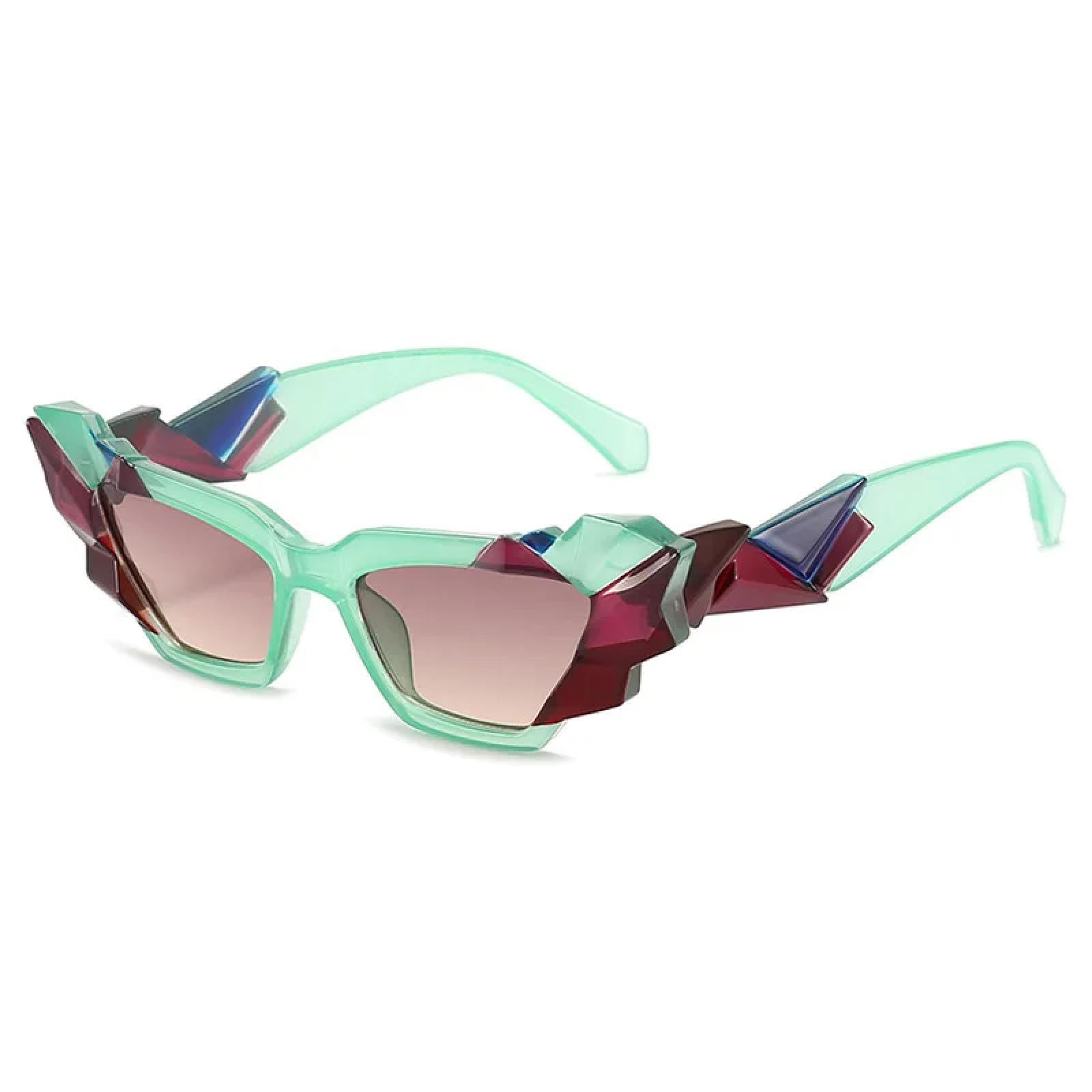 Lunettes de soleil œil de chat punk femmes steampunk protection UV400 nuances uniques - 6