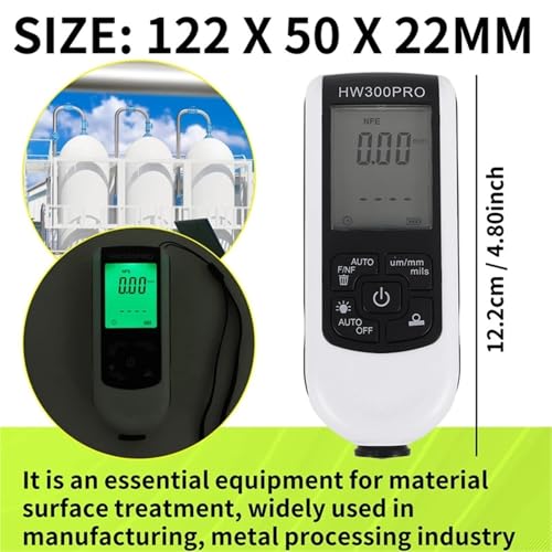 Medidor de Espesor Digital con Pantalla LCD Retroiluminada miniatura 6