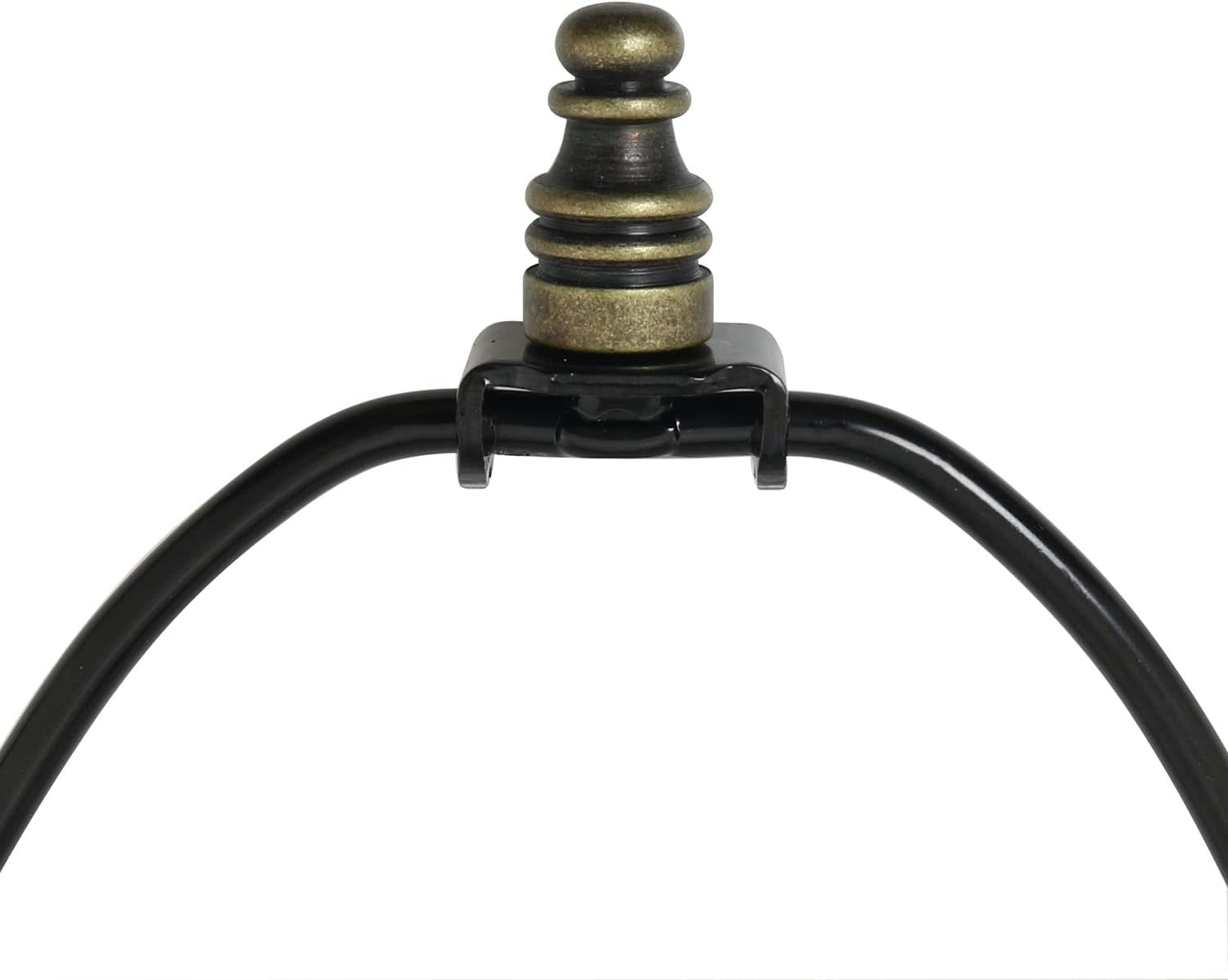 2pcs Vintage Solid Metal Lamp Finial for Lamp Shade Holder Harp, Bronze
