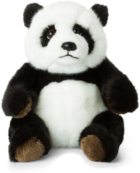 WWF 15183011 WWF00542 Plush Panda Realistic Designed Plush Toy, Approx. 22 cm Tall and Wonderfully Soft
