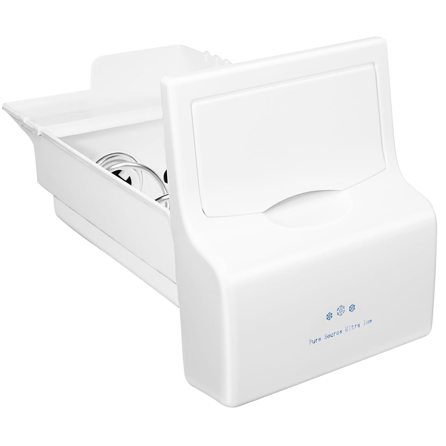 Upgraded 241860812 Refrigerator Ice Container Bucket Assembly Compatible with Frigidaire Ice Maker Replacement Ice Bin Parts AP4432835 DGUS2635LE0 FGHS2332LE0 FGHS2342LF0 LGHS2644KM0 Ice Maker