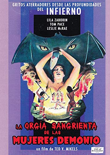 Película en DVD La orgía sangrienta de las mujeres demonio para los amantes del terror vintage