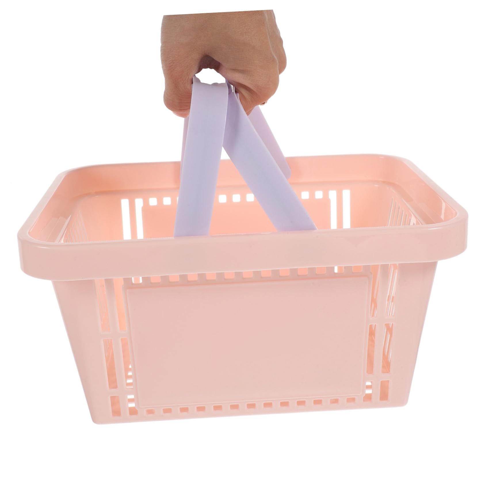 HEMOTON 2piezas Canasta De Almacenamiento Multifuncional Asas Recipiente Para Cocina Supermercado y Picnics Diseño Ergonómico Para Baño y Organizador De Cosméticos