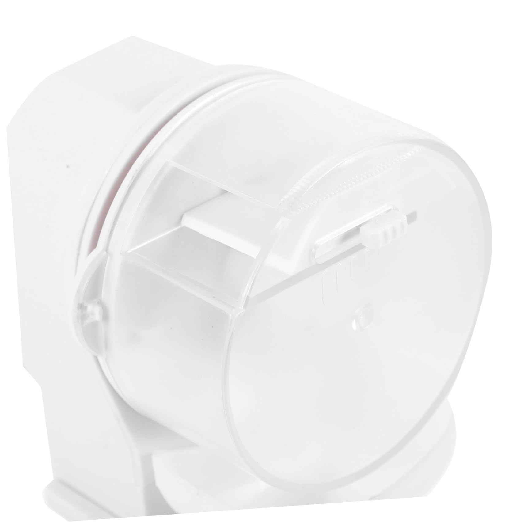 BESPORTBLE Mangiatoia Automatica capacità 100ml per Rettili e Tartarughe Corpo Trasparente in Plastica Vassoio Alimentare Bianco per Terrari