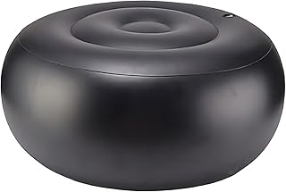 Pouf Ottoman Filler, 22 x10 Inches PVC Inflatable Liner Round Ottoman Stuffing, Inflatable Cushion Foot Stool Filler, Unstuffed Pouf Cover Filling (No Pump)