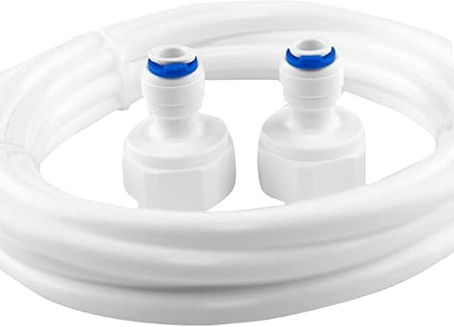 Miniatura 2 de Kit de línea de agua para máquina de hielo de 14 pulgadas, tubo para máquina de hielo de 9.8 pies con conector, accesorios de conexión rápida de