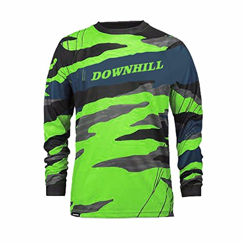 UGLY FROG Bike Wear Atmungsaktiv Trendy Herren Downhill/MTB Jersey Mountain Bike Shirt Fahrradtrikot Langarm Freeride BMX Frühling Top F10