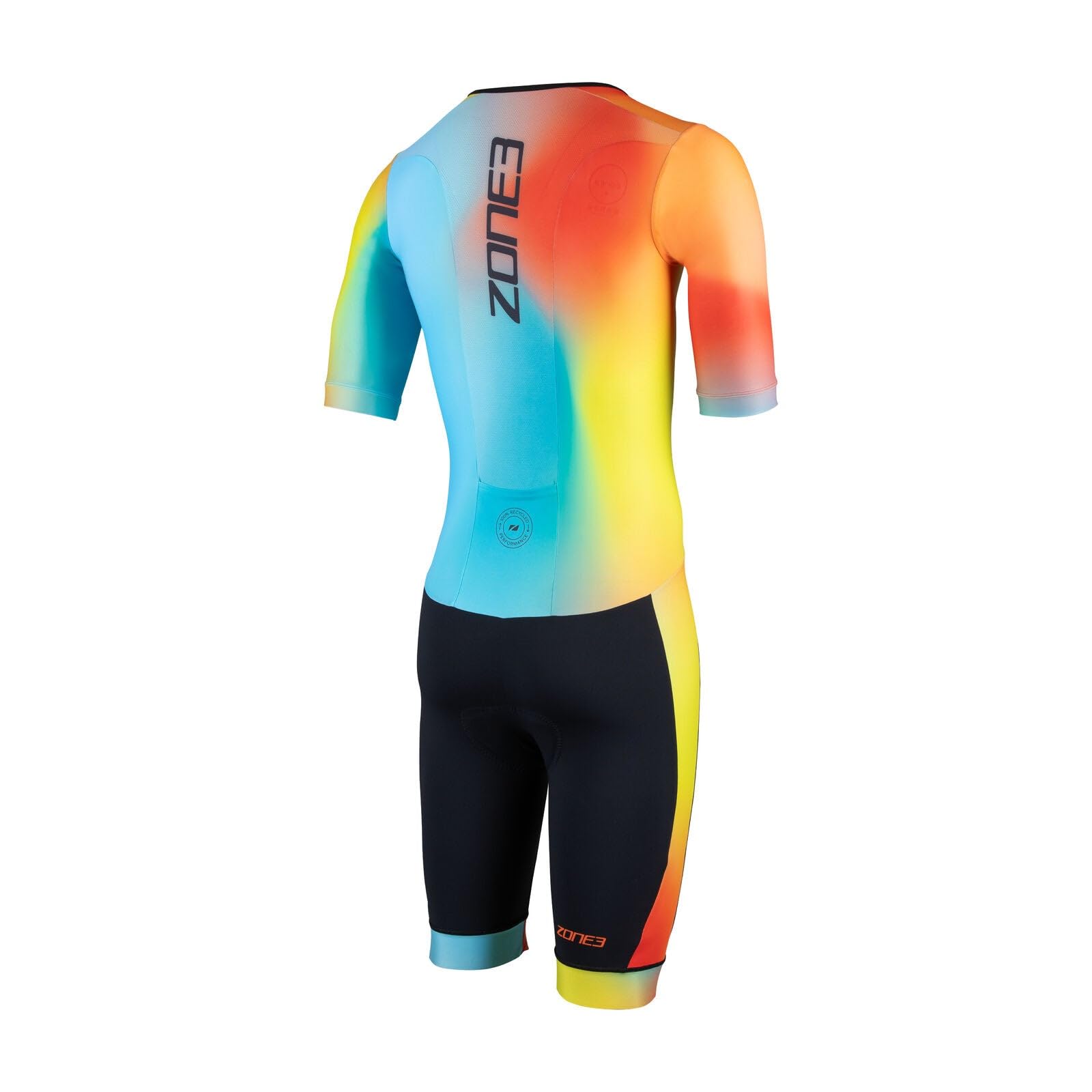 ZONE3 Herren Activate+ Kurzarm Trisuit aus 100% recycelten performance Materialien