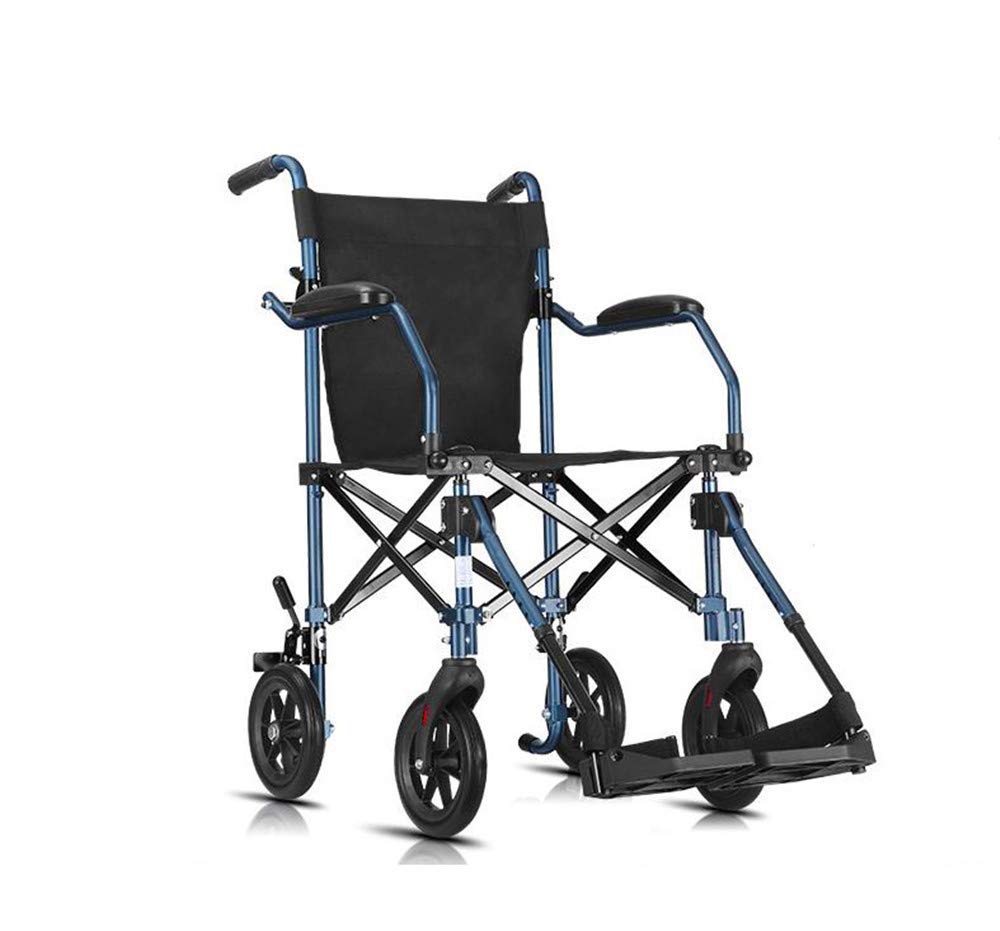 Buy JFJL Lightweight Transport Adult Folding Wheelchair with Brakes,2