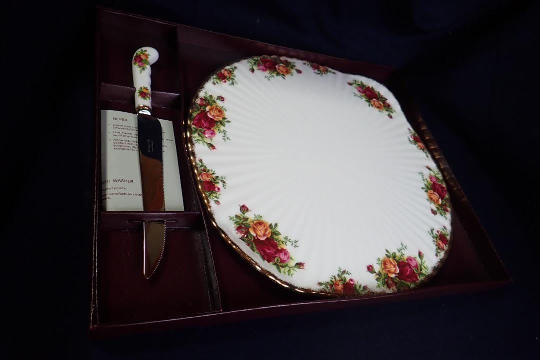 HD4715ケーキ皿ナイフセット ロイヤルアルバート イギリス