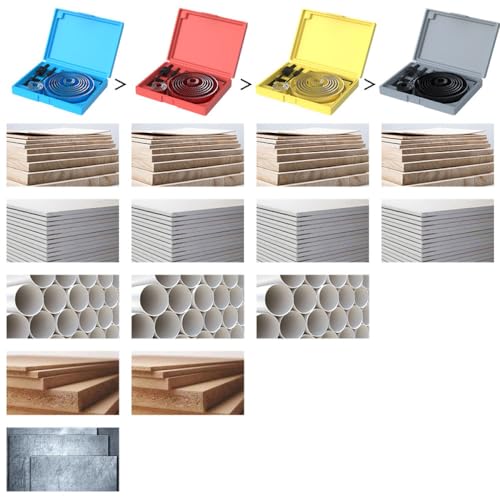 Set de brocas sierra para madera y metal 8 piezas miniatura 3