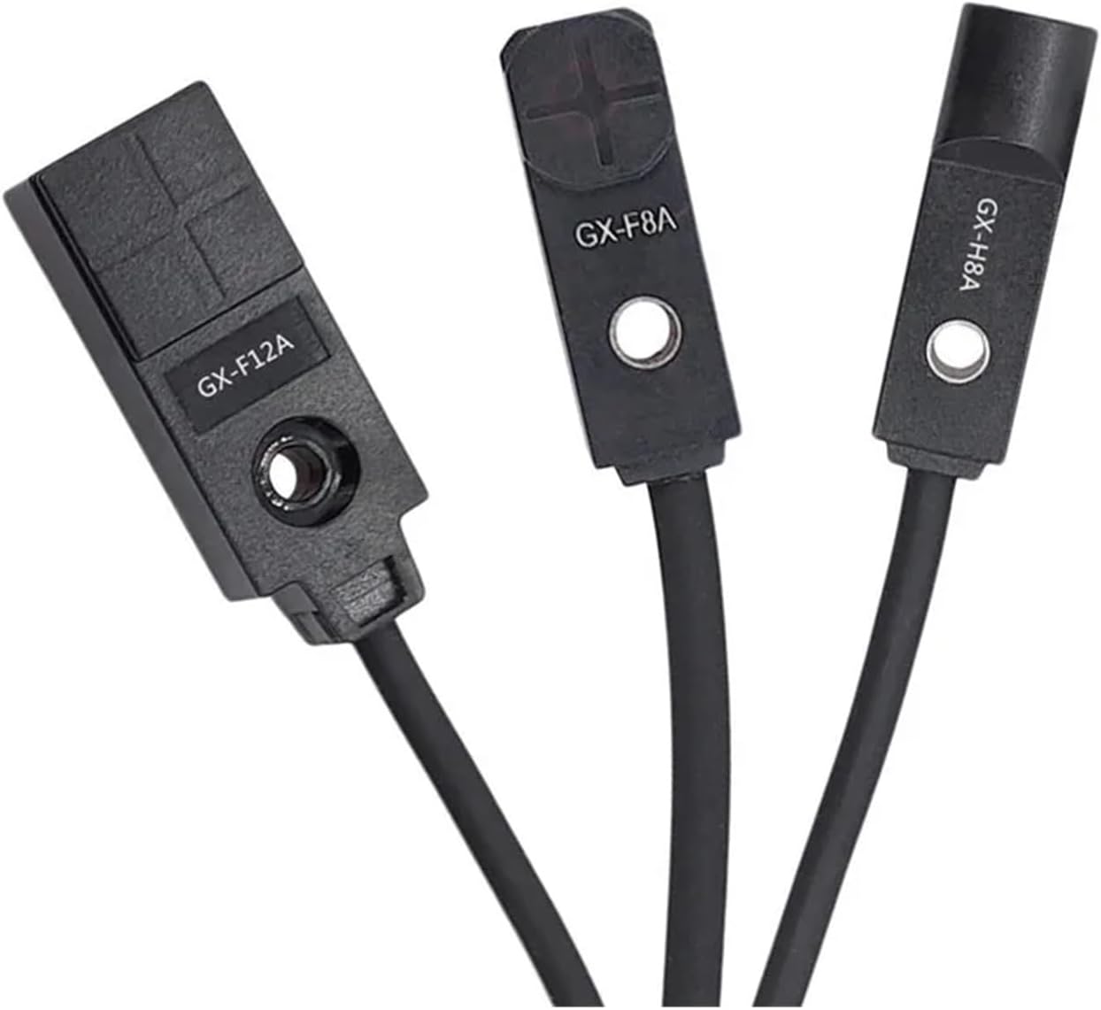 Small Square Inductive Proximity Switch with 3-Wire NPN NO NC Metal Detection Waterproof Mini Sensor GX-F8 GX-F12 GX-H8(GL-H8B)