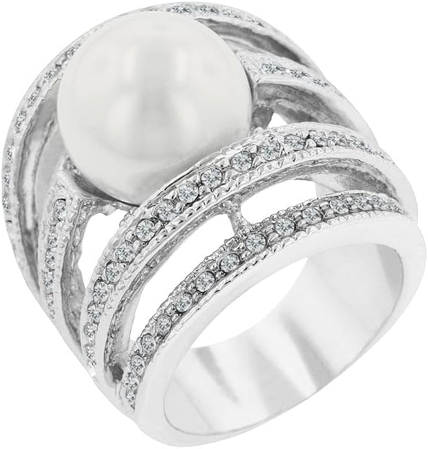 Right-Hand Pearl Ring Size 5