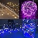 WATERGLIDE 12 Pack Fairy Lights Battery Operated (Included), 7 ft 20 LED Mini String Lights, Waterproof Silver Wire Firefly Starry Lights for DIY Wedding Christmas Party Mason Jars Decor, Multicolor