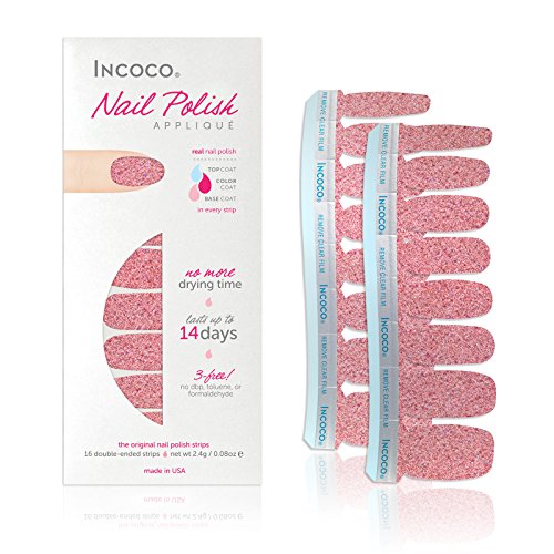 Incoco Nail Polish Strips, Glitter Nail Color, Hello Sweetheart Incoco Nail Polish Strips, Glitter Nail Color, Hello Sweetheart