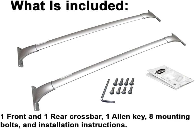 BRIGHTLINES Roof Rack Cross Bar Compatible with 2014-2020 Nissan Rogue