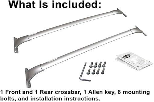 Miniatura 4 de BRIGHTLINES - Barra transversal para techo compatible con Nissan Rogue 2014-2019