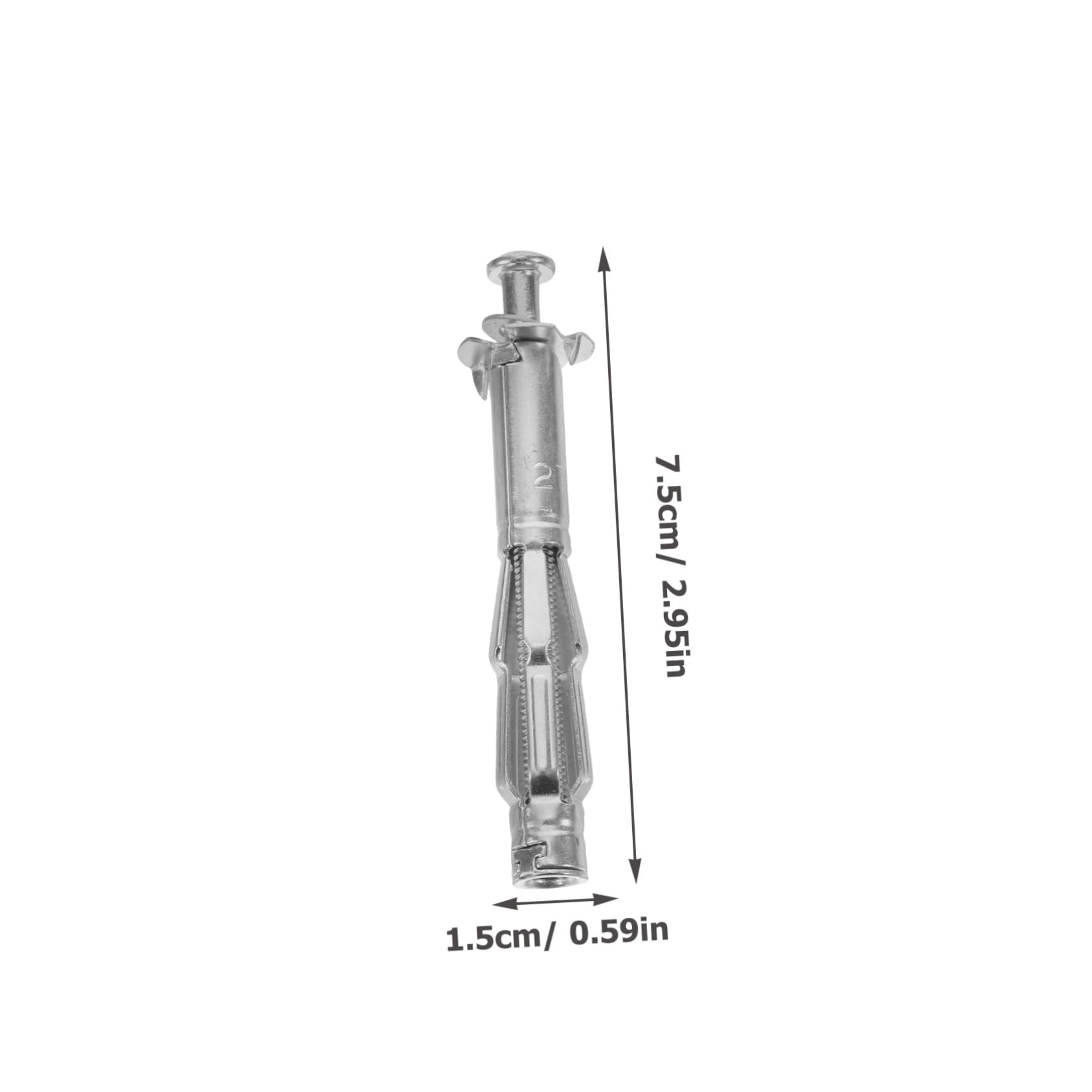 SOLUSTRE Hollow Door Anchor Expansion Nut Jack Nut Screw 20 Sets Drywall Screws for Sheetrock Anchors