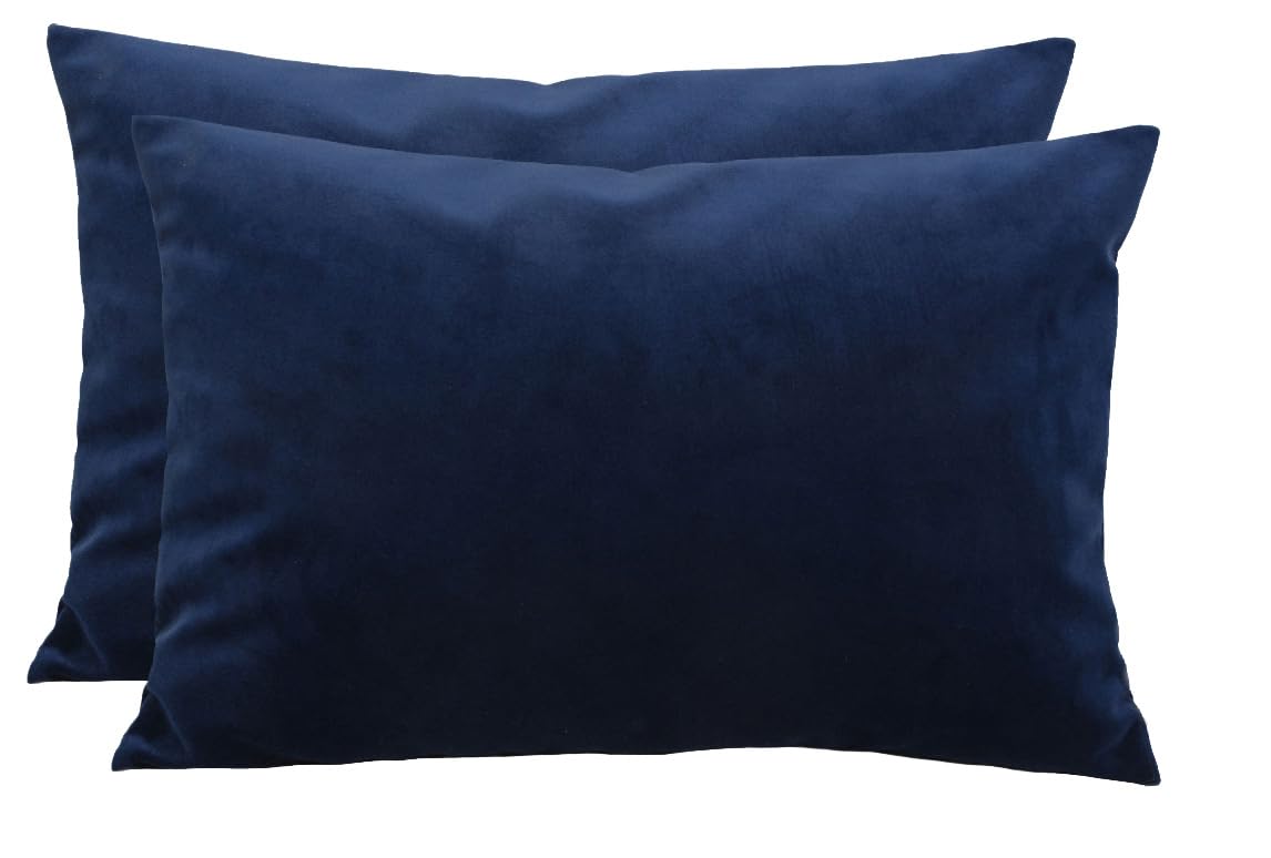 TangDepot 2-Pack Super Soft Velvet Pillow Covers, 20x20 Grass Green — view 159
