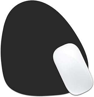 Water Drop Mouse Pad 7.3x8in Non-Slip for Laptop, Pink | Portable water-drop mousepad with rubber non-slip base, smooth surface for precise cursor control, for travel and office