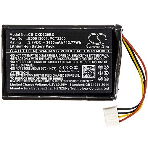 TECHTEK Batterie 3450mAh Compatible avec [Coppernic] C-One e-ID, XGK-C-One-E-ID remplace BP13-001080, E00913001, PCT3200