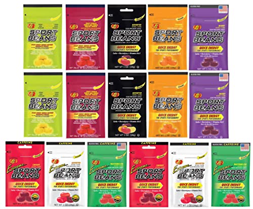 Jelly Belly Sport Beans Snack Peak Gift Box – Assorted, Lemon Lime, Orange, Fruit Punch, Berry, Cherry Extreme, Watermelon Extreme, And Assorted Extreme #TOP1