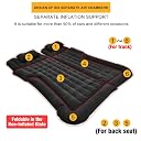 Oshotto Multifunctional Car Inflatable Bed Air Mattress SUV Car Travel Outdoor Camping mat with Two Air Pillows and Air Pump Compatible with Kia Sonet (Black) gallery image